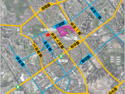 龙华山咀头城市更新单元计划公示-拟拆除范围面积为51433㎡