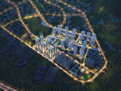 深圳市信城缙悦城已开展示中心和样板间，推售户型78-95平米3房
