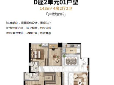 华丰前海湾公寓户型图展示：华丰前海湾公寓121-205平户型图鉴赏！