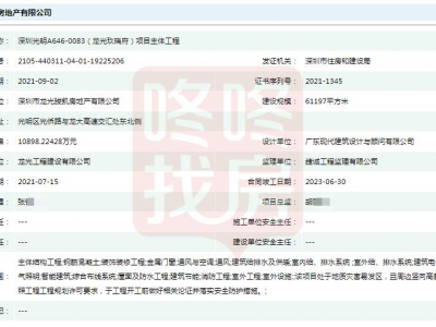 深圳龙光玖瑞府房价限制，房屋销售价格不得高于4.89万元/平方米。