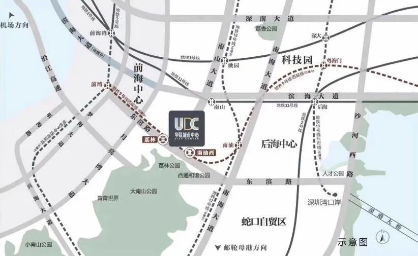 华联城市中心区域图